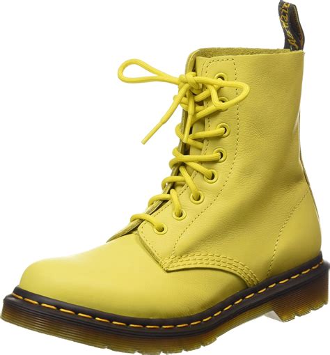 dr martens pascal virginia wild yellow damen combat boots gelb wild yellow  eu  damen