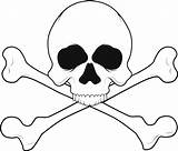 Skull Coloring Pages Printable Skulls Kids Drawing Dead Skeleton Man Bones Print Designs Tattoo Step Halloween Pirate Crossbones Draw Easy sketch template