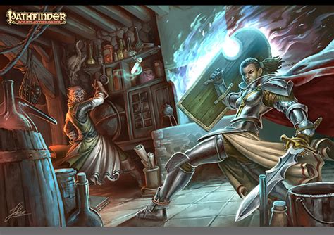 pathfinder rpg interior artworks on behance