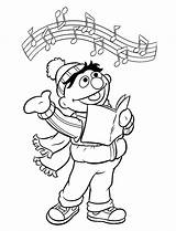 Bert Coloring Pages Ernie Getcolorings Color sketch template