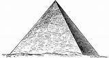 Giza Pyramids sketch template