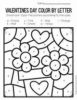 Color Preschool Number Letter Worksheets Valentine Flower Lowercase Valentines Numbers Flowers Coloring Kids Worksheet Printable sketch template