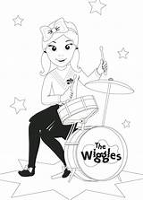 Emma Pages Coloring Colouring Wiggles Birthday Wiggle Treehouse Printable Band Color Print Party Choose Board Getdrawings Getcolorings Books sketch template