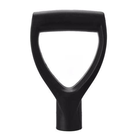 pc plastic shovel handle replacement black  shape spade fork handles  shovel accessory