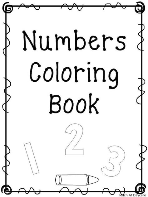 printable number coloring book worksheets numbers   etsy