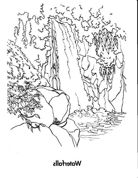 waterfalls coloring pages coloring home