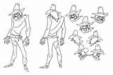 Scarecrow Timm sketch template