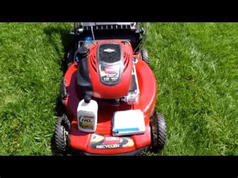 toro personal pace recycler lawn mower model  oil change replace air filter