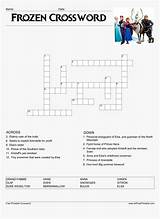 Crossword Crosswords Worksheets Allbusinesstemplates Worksheet sketch template