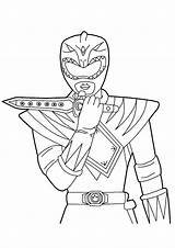 Ranger Power Coloring Pages Green Rangers Drawing Red Color Lego Mighty Morphin Mystic Force Fury Original Jungle Mmpr Megazord Template sketch template