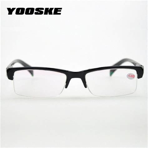 yooske women half frame myopia glasses hd resin high quality cheap