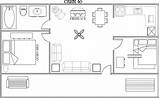 Bunkhouse sketch template