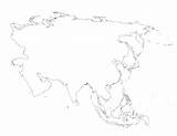 Asia Map Printable Outline Blank Maps Wide Coloring Countries Inside Update sketch template