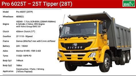 Eicher Pro 6000 Trucks Chennai Model Name 6000 Series At Best Price