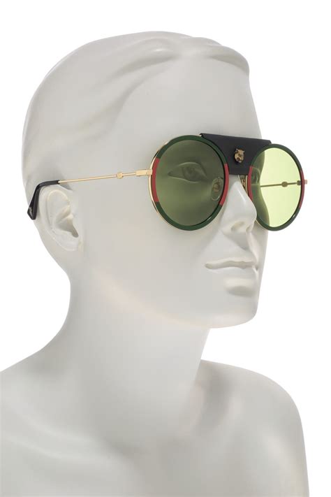 gucci 56mm round aviator sunglasses nordstrom rack