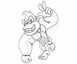 Kong Donkey Coloring Pages Country Diddy Returns Peace Clipart Mario Printable Color Popular Coloringhome Hat Related Library sketch template