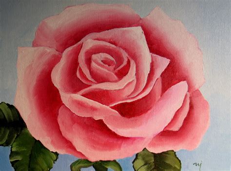 nels everyday painting roses searching  simple sold