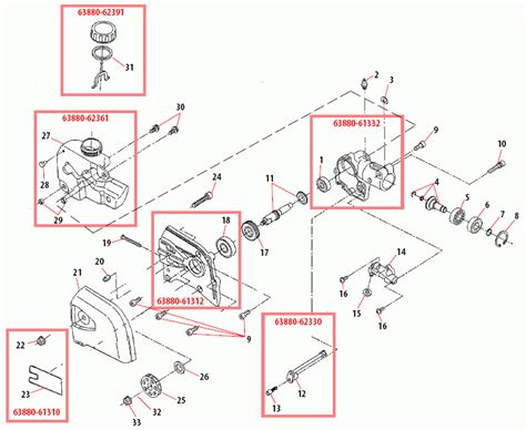 stihl hedge trimmer attachment parts diagram reviewmotorsco