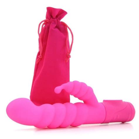 Maia Twistty Silicone Clit Stem Vibe Pink Sex Toys At