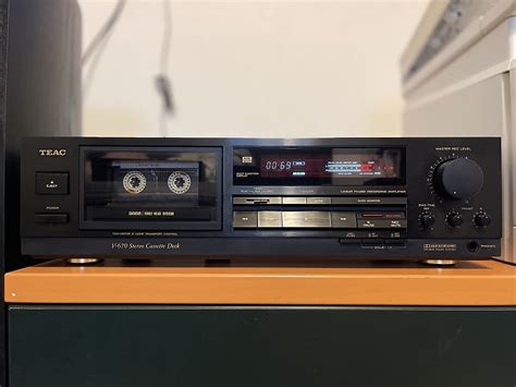 Teac V 670 3 Head Stereo Cassette Deck In Excellent Condition Reverb