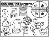 Ch Wh Sh Digraphs Th Activities Digraph Kindergarten Words Circle Teacherspayteachers sketch template