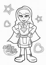 Coloring Supergirl Dc Pages Superhero Girls Kids Lego Printable Cartoon Super Girl Hero Color Bestcoloringpagesforkids Teen Version Categories sketch template