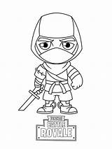 Fortnite Coloring Pages Skin Printable Color Print Ninja Skins Sheets Characters Kids Drawing Lineart Cartoon Battle Boys Easy Gold Drawings sketch template