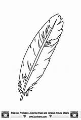 Feather Coloring Template Eagle Printable Pages Outline Native American Feathers Adult Colouring Clipart Indian Clip Cliparts Printables Collection Pattern Sheets sketch template