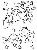 Coloring Pokemon Pages Group Pearl Diamond Library Clipart sketch template