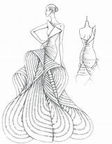 Fashion Coloring Pages Dresses Color Angels Printables Portfolio Sheets Getcolorings Template sketch template