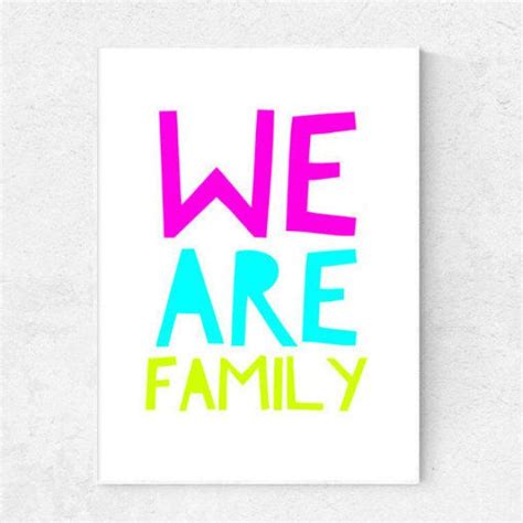 family typography downloadable poster high quality dpi jpg file colour