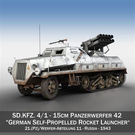 sdkfz  panzerwerfer  wa  model flatpyramid