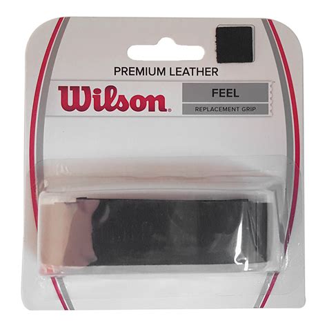 wilson leather tennis grip black