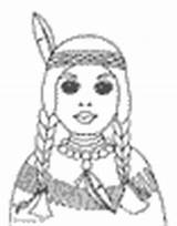 Indianen Cowboy Indiaan Meisje Flevoland sketch template