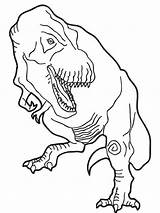 Coloring Dinosaur Scary Pages Getdrawings sketch template