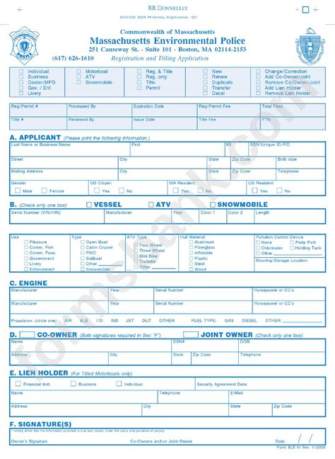 vehicle registration form printable