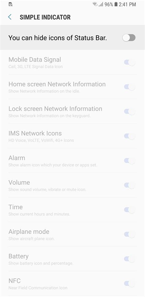 N Icon Galaxy S8 Status Bar Samsung Galaxy S8 S8 User