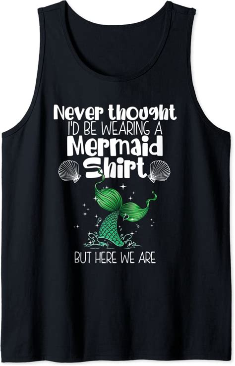 Funny Mermaid Shirt For Men Women Cool Siren Joke Quote