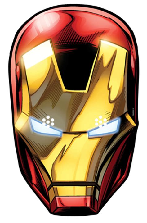 iron man  marvels  avengers single card party face mask