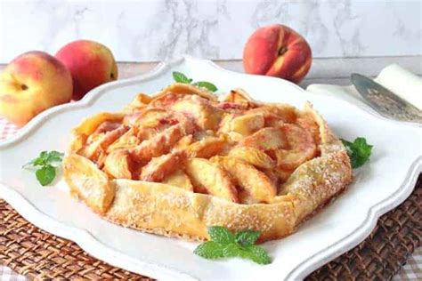 Fresh Peach Crostata Recipe Is Easy To Make And Elegant To Serve