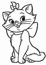 Marie Aristocats Coloring Pages Disney Drawing Coloriage Cartoon Wecoloringpage Cat Bolt Printable Kids Dessin Aristochats Les Aristocrats Print Pikachu Color sketch template