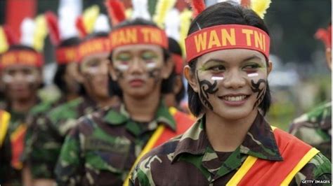 why does indonesia demand that female military recruits