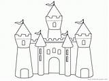 Disneyland Schloss Fairy sketch template