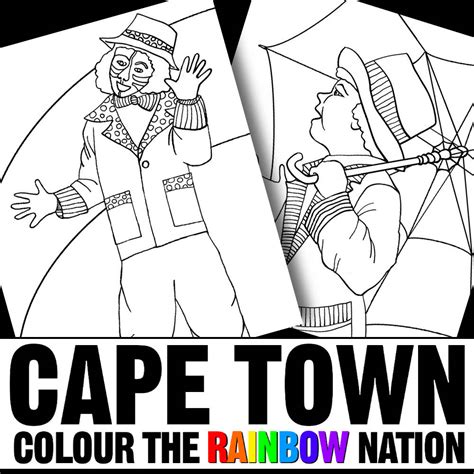 cape town kaapse klopse colouring pages pearl lewis