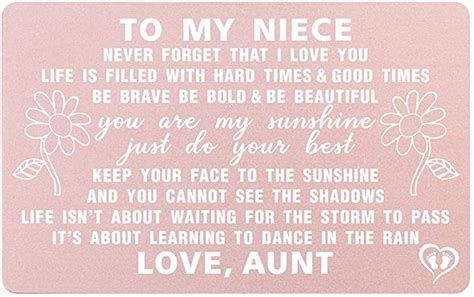 to my niece ts from aunt inspirational t for niece