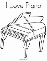 Piano Drawing Keyboard Coloring Pages sketch template