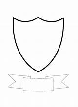 Arms Coat Shield Template Blank Crest Family Clipart Vector Drawing Outline Templates Banner Printable Cliparts Clip Library Line Word Viking sketch template