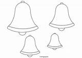 Bell Template Coloring sketch template
