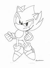 Sonic Super Coloring Pages Classic Dark Hedgehog Drawing Print Color Chan Robie Tracing Stripes Bad Case Drawings Printable Coloriage Getdrawings sketch template