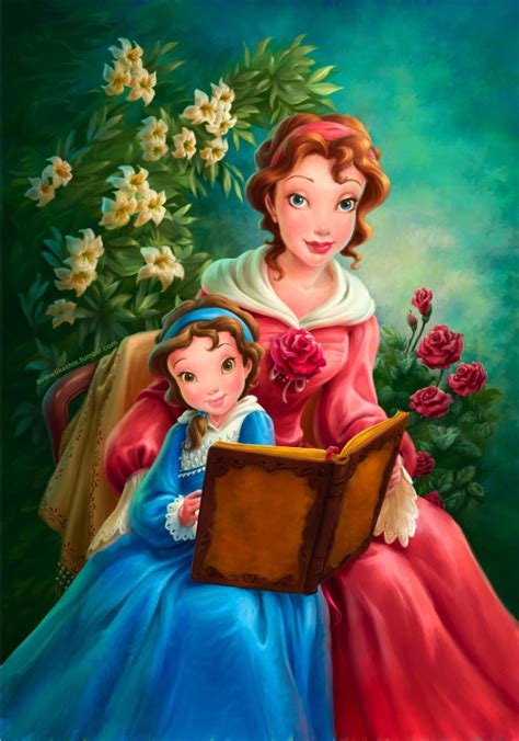belle and her mother portrait wdwmagic unofficial walt disney world discussion forums